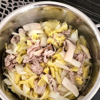豚肉と白菜、エリンギのさっぱり煮